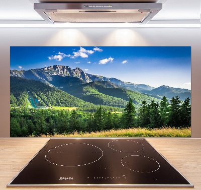 Kitchen splashback Hill in the Tatra Mountains