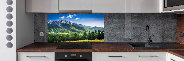 Kitchen splashback Hill in the Tatra Mountains