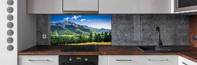 Kitchen splashback Hill in the Tatra Mountains