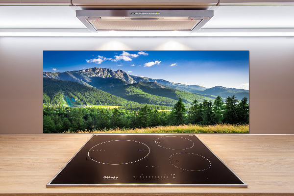 Kitchen splashback Hill in the Tatra Mountains