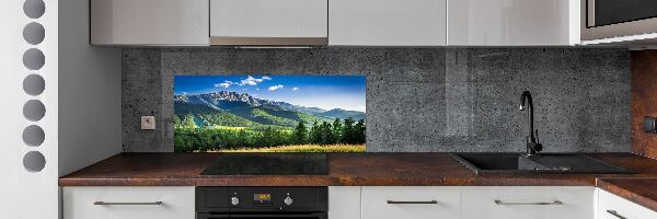 Kitchen splashback Hill in the Tatra Mountains