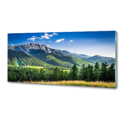 Kitchen splashback Hill in the Tatra Mountains