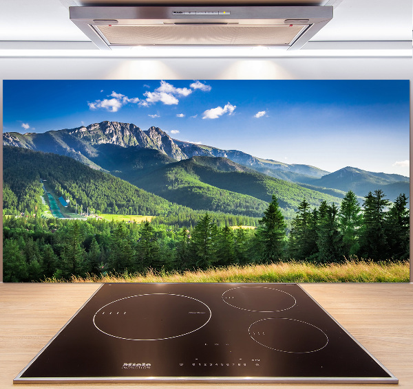 Kitchen splashback Hill in the Tatra Mountains