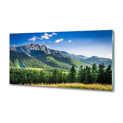 Kitchen splashback Hill in the Tatra Mountains