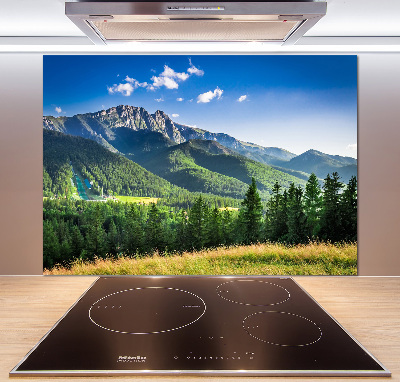 Kitchen splashback Hill in the Tatra Mountains