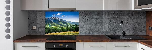 Kitchen splashback Hill in the Tatra Mountains