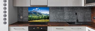 Kitchen splashback Hill in the Tatra Mountains