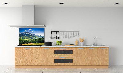 Kitchen splashback Hill in the Tatra Mountains