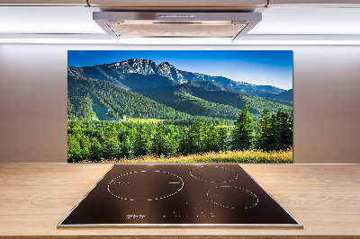 Kitchen splashback Hill in the Tatra Mountains