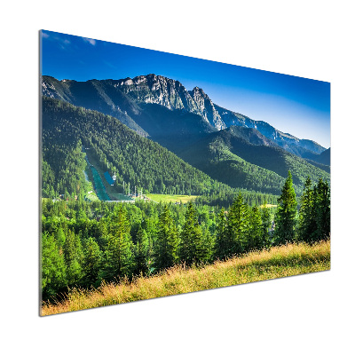 Kitchen splashback Hill in the Tatra Mountains