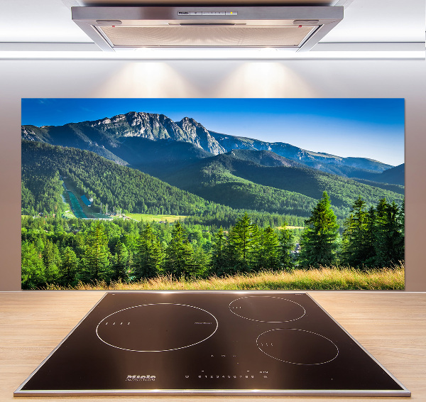 Kitchen splashback Hill in the Tatra Mountains