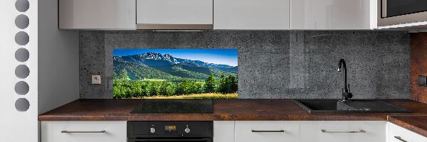 Kitchen splashback Hill in the Tatra Mountains