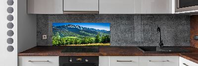 Kitchen splashback Hill in the Tatra Mountains