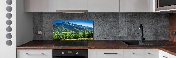 Kitchen splashback Hill in the Tatra Mountains