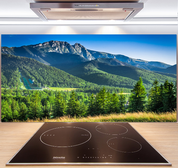 Kitchen splashback Hill in the Tatra Mountains