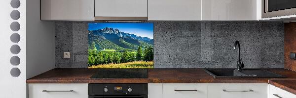 Kitchen splashback Hill in the Tatra Mountains