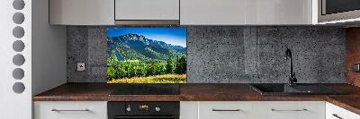 Kitchen splashback Hill in the Tatra Mountains