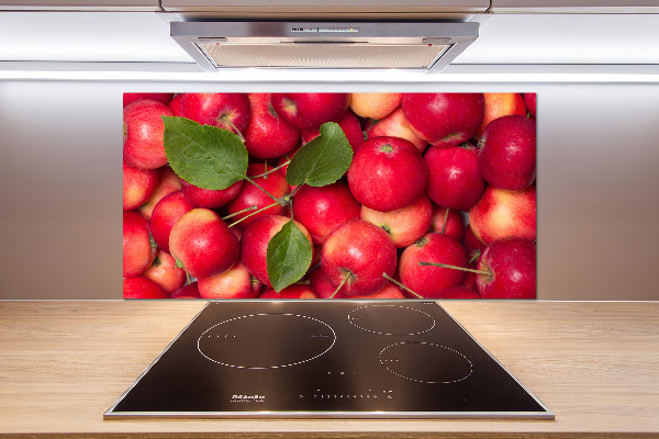 Cooker splashback Red apples