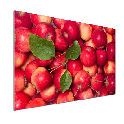 Cooker splashback Red apples