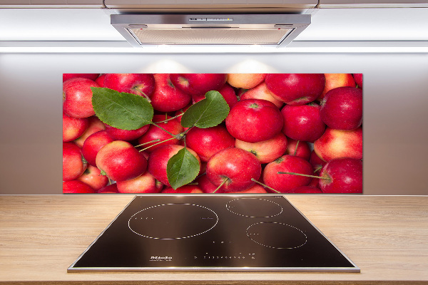 Cooker splashback Red apples