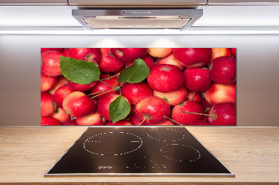 Cooker splashback Red apples