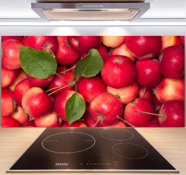 Cooker splashback Red apples