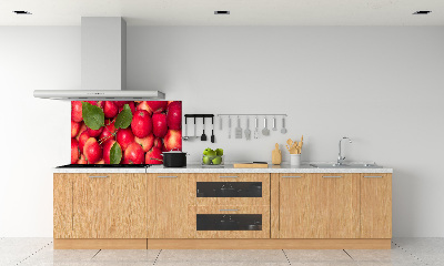 Cooker splashback Red apples