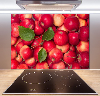 Cooker splashback Red apples