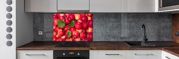 Cooker splashback Red apples