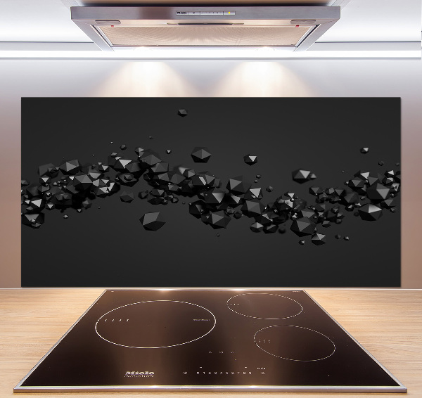 Kitchen wall panels 3D abstraction