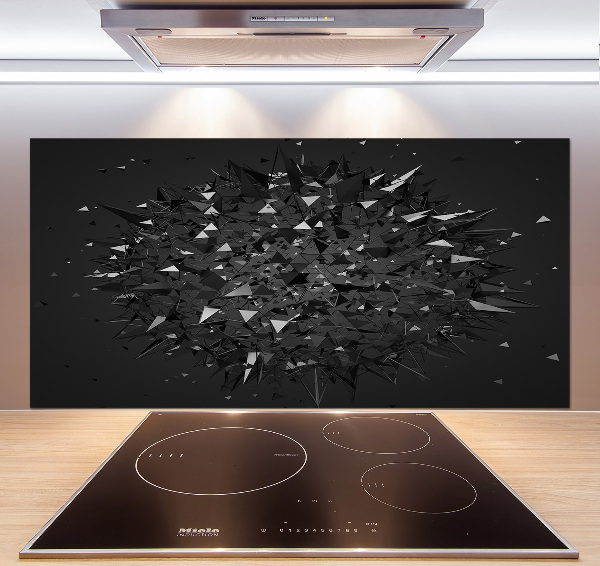 Kitchen wall panels 3D abstraction