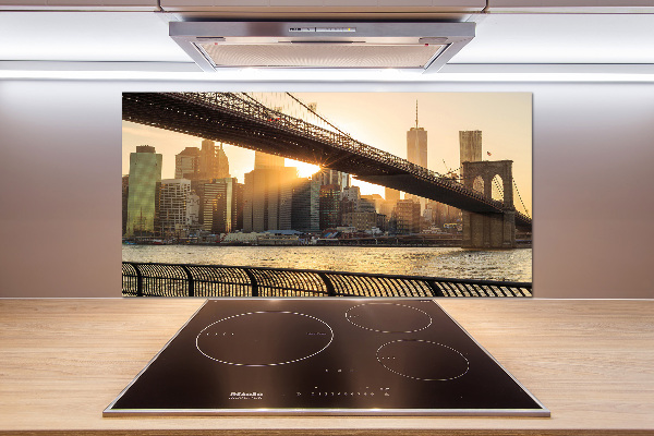 Cooker splashback Brooklyn bridge