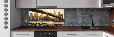 Cooker splashback Brooklyn bridge