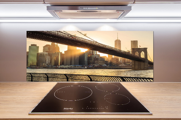 Cooker splashback Brooklyn bridge