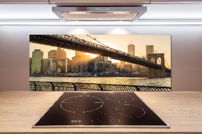 Cooker splashback Brooklyn bridge