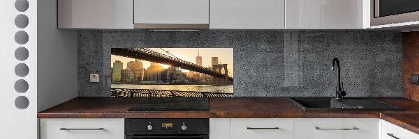 Cooker splashback Brooklyn bridge