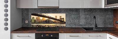 Cooker splashback Brooklyn bridge