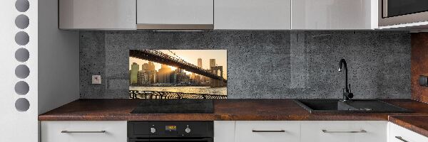 Cooker splashback Brooklyn bridge