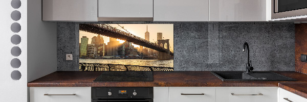 Cooker splashback Brooklyn bridge