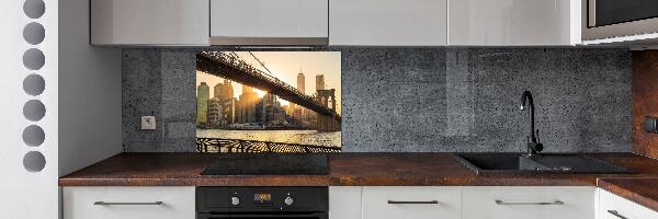 Cooker splashback Brooklyn bridge