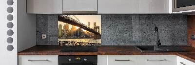 Cooker splashback Brooklyn bridge