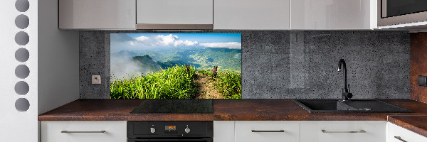 Kitchen wall panels Trail on the top