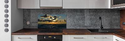 Kitchen splashback West by the sea