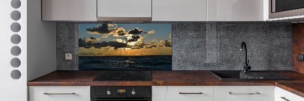 Kitchen splashback West by the sea