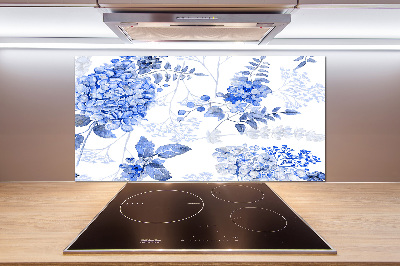 Cooker splashback Floral pattern