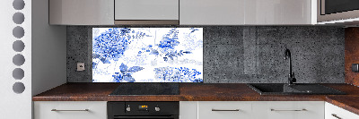 Cooker splashback Floral pattern