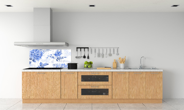 Cooker splashback Floral pattern