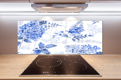 Cooker splashback Floral pattern