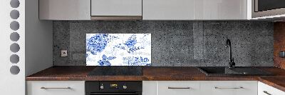 Cooker splashback Floral pattern