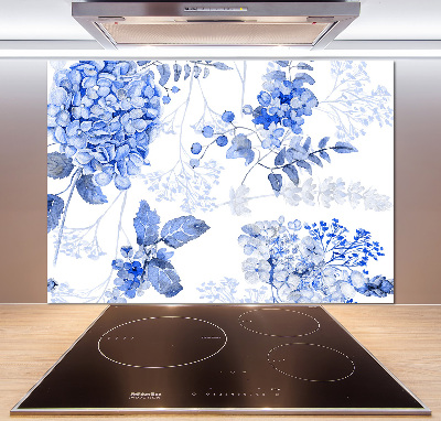 Cooker splashback Floral pattern